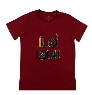 Basic Tişört Penye Bordo XL Kıyafet Bedeni - Bordo